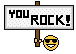 you rock! you rock!